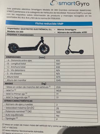 Patín Eléctrico SmartGyro Street Adulto
