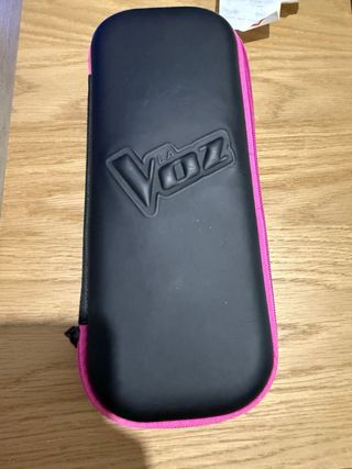 Micrófono Karaoke La Voz Rosa y Negro