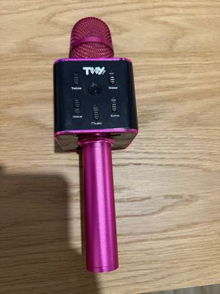 Micrófono Karaoke La Voz Rosa y Negro