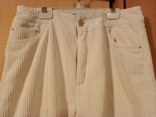 Pantalón pana Pull&Bear beige