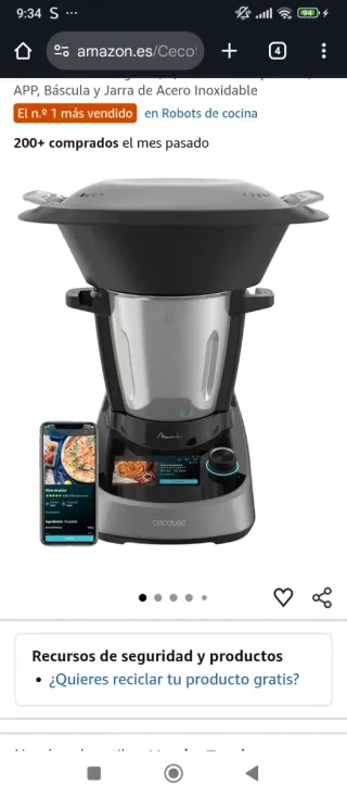 Robot Cecotec Mambo Touch Nuevo