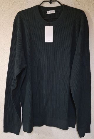 Jersey Mango verde de canalé