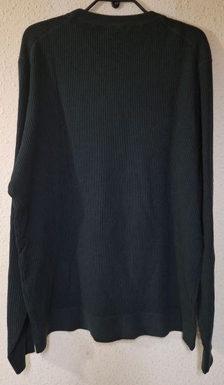 Jersey Mango verde de canalé