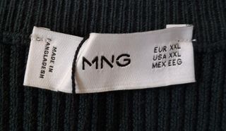 Jersey Mango verde de canalé