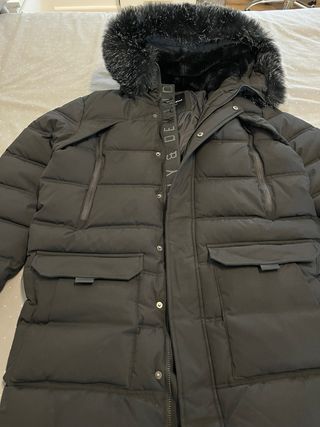 Supply & Demand Chaquetón Negro Hombre