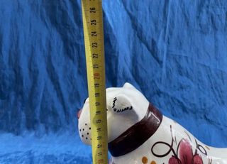 Figura Bulldog Inglés Porcelana Vintage