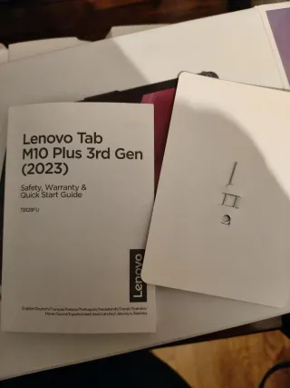 Tablet Lenovo M10 Plus 3ª Gen + Folio + Pen