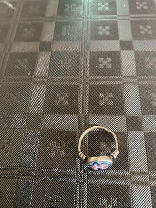 Anillo Sargadelos Plata Diseño Floral