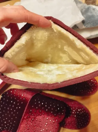 Stivali invernali donna bordeaux con strass