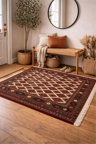 Alfombra Persa Hecha a Mano · Lana · 180×100