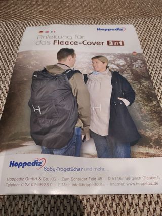 Mochila Portabebés Kibi + Cobertor Hoppediz