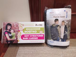 Mochila Portabebés Kibi + Cobertor Hoppediz