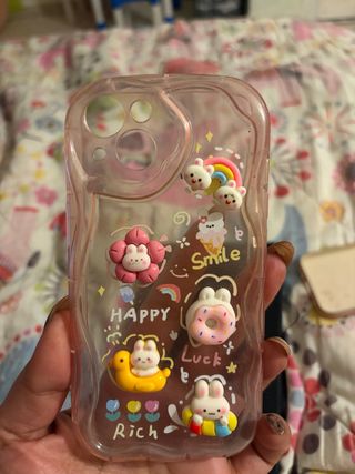 Funda iPhone 13 con Adornos Kawaii VENDO AMBAS 5€