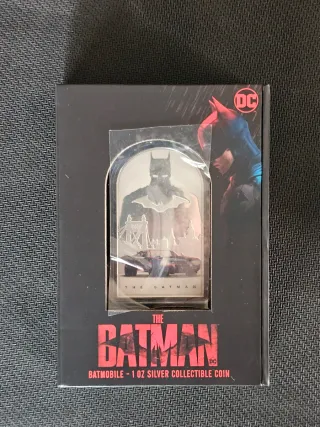 Moneda Plata 999 Batman Serie Limitada