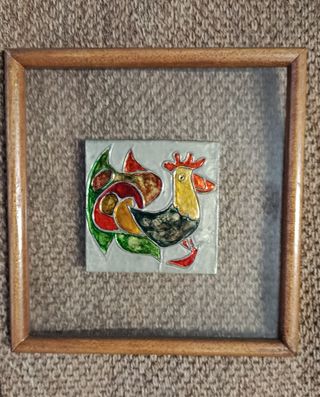 Cuadros Decorativos Gallos coloridos