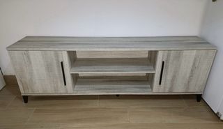 Mueble TV madera y metal