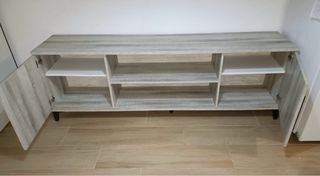 Mueble TV madera y metal