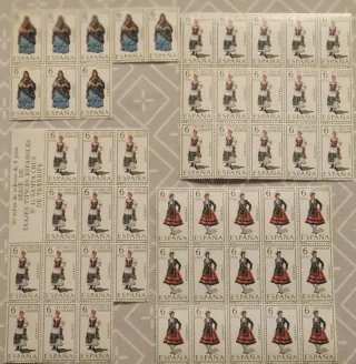 Sellos España Trajes Típicos 6 Ptas