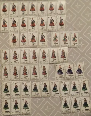 Sellos España Trajes Típicos 6 Ptas