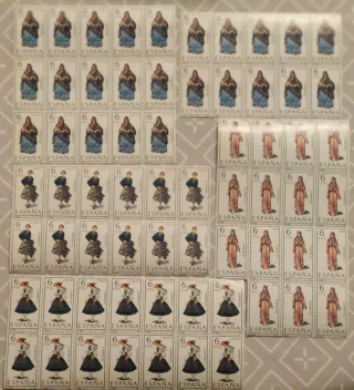 Sellos España Trajes Típicos 6 Ptas