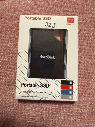 SSD Portátil 32 TB USB 3.1 Tipo-C