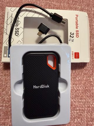 SSD Portátil 32 TB USB 3.1 Tipo-C