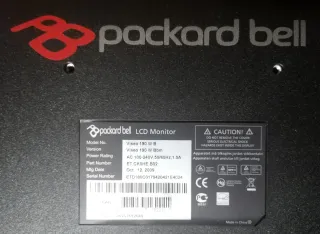 Monitor pantalla Packard Bell panorámica 19'