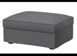 Skiftebo Puf IKEA KIVIK funda gris