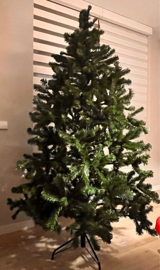 Árbol de Navidad Verde Oscuro 210 cm