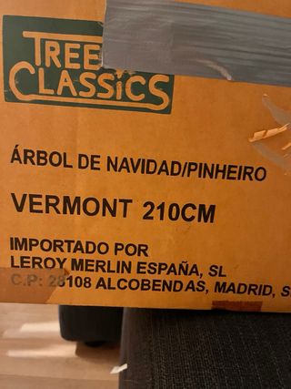 Árbol de Navidad Verde Oscuro 210 cm