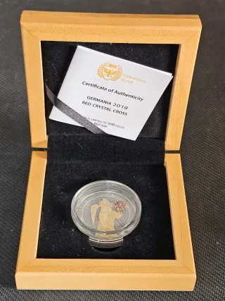 Moneda Plata Germania 2019 1oz. red Diamond cross