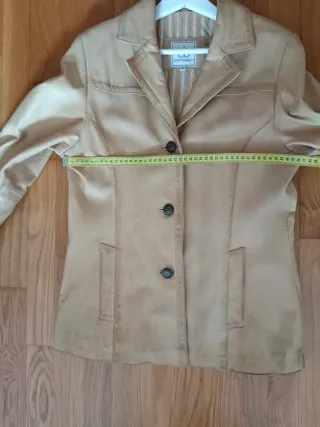 Chaqueta de Piel Corty Bennett Beige Talla M