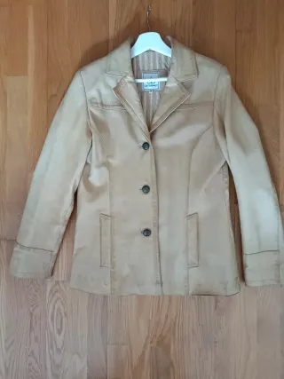 Chaqueta de Piel Corty Bennett Beige Talla M
