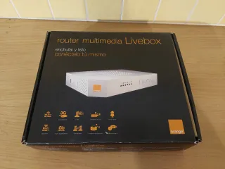 Router Livebox 2 R ADSL + caja y accesorios