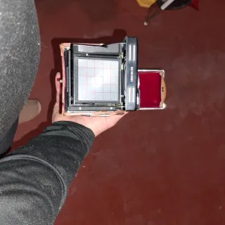 Cámara Yashica EM con funda