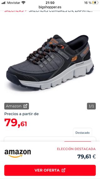 Zapatillas Skechers Hombre Talla 42