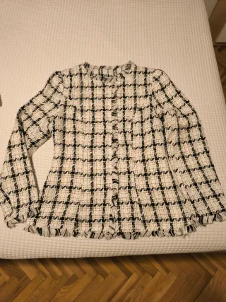 Chaqueta Tweed Cuadros