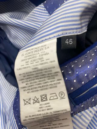 Traje chico Formula Joven Slim 38