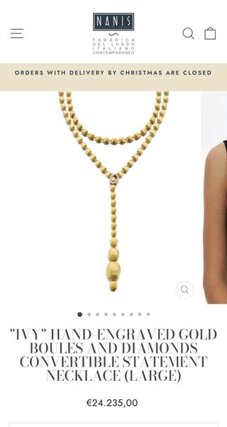 Espectacular Collar Oro Amarillo con Diamantes