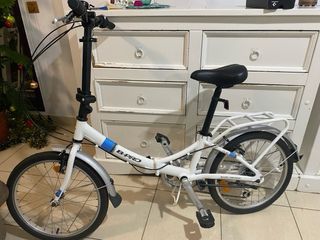 Bicicleta Plegable B-PRO Blanca
