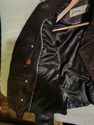 Chaqueta de piel Fashionmia talla S