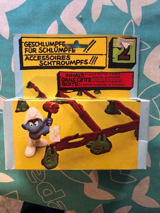 Pitufos cajas vintage.