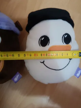 Peluche Muñeco Nieve y Oso Milka