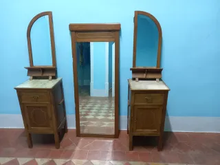 Espejo vintage madera