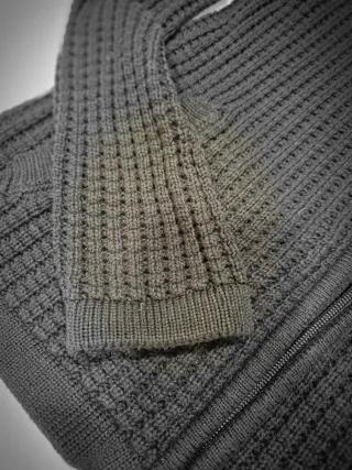 Chaqueta de punto con cremallera