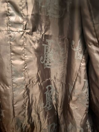 Abrigo Jean Paul Gaultier Cuero Marrón