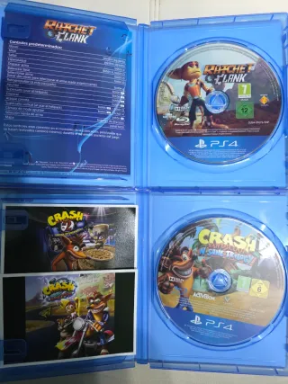 Juegos PS4: Crash Bandicoot y Ratchet & Clank