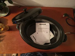 Olla/calentador piedras basalticas.