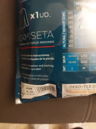 3 Camisetas Térmicas Abanderado Talla XL