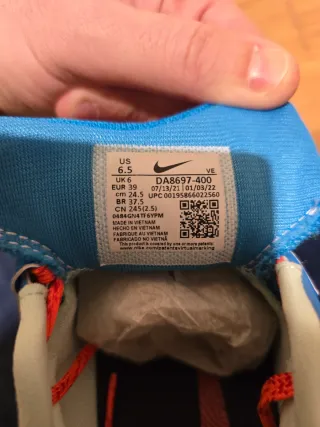 Zapatillas Nike Trail Running Azul/Naranja